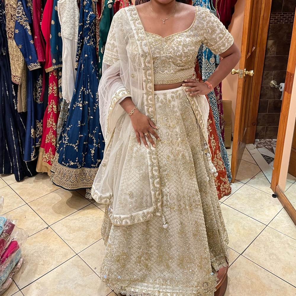 Off white Lehenga